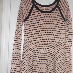 Free People size Large Light Pink and Black